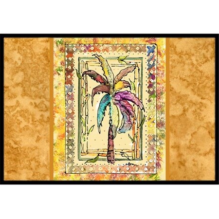 Carolines Treasures Carolines Treasures 8614MAT 18 x 27 in. Palm Tree Indoor Or Outdoor Mat 8614MAT